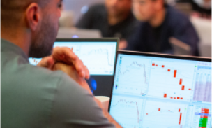 Market data and analytics dashboard